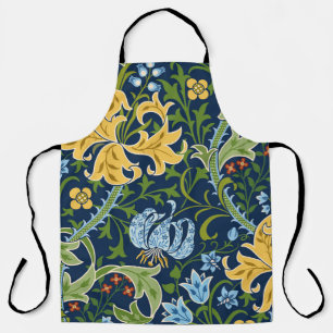 Tablier Fleurs florales : Vert foncé Vintage