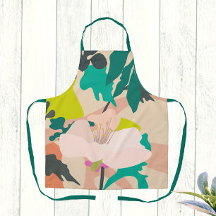 Tablier Fleurs florissantes printanières Abstraites Colorf