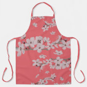 Tablier Fleurs flottantes de fleurs de cerisiers (Recto)