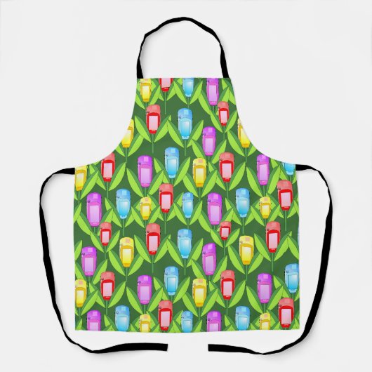 Tablier Fleurs GPS (Recto)