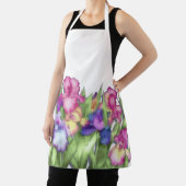 Tablier Fleurs Iris Colorées (Insitu)