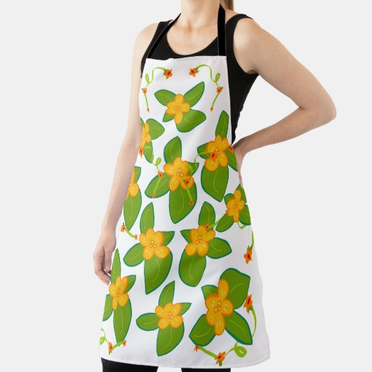 Tablier fleurs jaunes (Insitu)