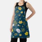 Tablier Fleurs jaunes et roses blanches (Insitu)