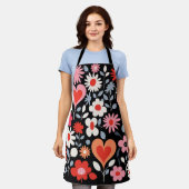 Tablier Fleurs Joyeuses MCM (Porté)