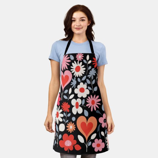 Tablier Fleurs Joyeuses MCM (Porté)