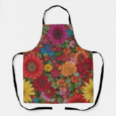 Tablier Fleurs mixtes colorées (Recto)