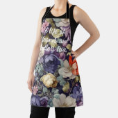 Tablier Fleurs mystiques Cadeaux de retraite personnalisés (Insitu)