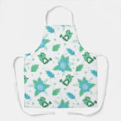 Tablier Fleurs Oiseaux Motif (Recto)