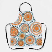 Tablier Fleurs orange (Recto)