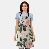 Tablier Fleurs Pastel (Porté)