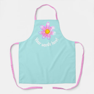 Tablier Fleurs personnalisées