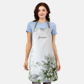 Tablier Fleurs Personnalisées (Porté)
