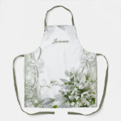 Tablier Fleurs Personnalisées (Recto)