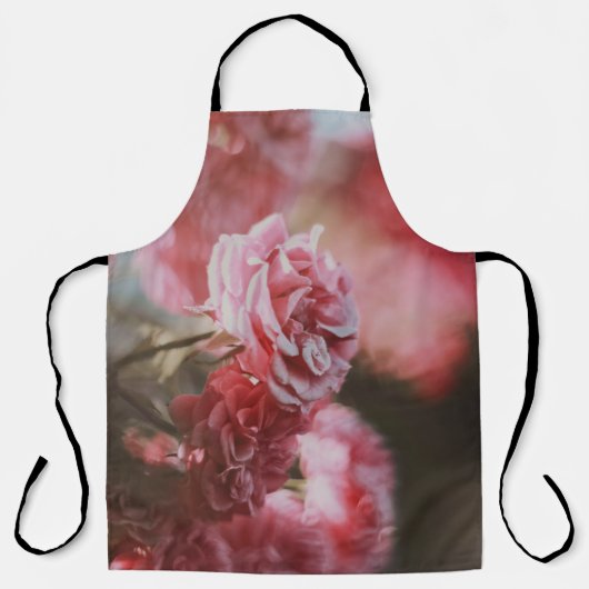 TABLIER FLEURS PETALISÉES ROSE (Recto)
