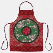 Tablier Fleurs pour Noël (Recto)