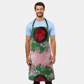 Tablier Fleurs pour Noël (Porté)