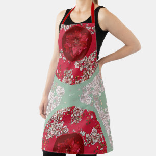 Tablier Fleurs pour Noël