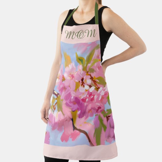 Tablier Fleurs roses (Insitu)