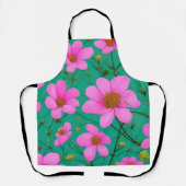 Tablier Fleurs roses (Recto)