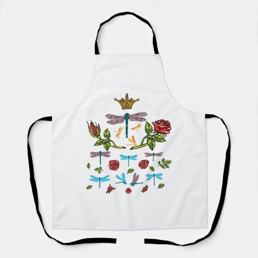 Tablier fleurs roses (Recto)