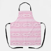 Tablier Fleurs roses dans les vagues (Recto)