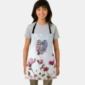 Tablier Fleurs roses Meilleure Maman Joyeuse Fête des Mère (Insitu)