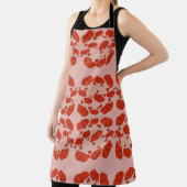 TABLIER FLEURS ROUGES (Insitu)