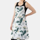 Tablier Fleurs sans coutures arrière - plan dans le style (Insitu)