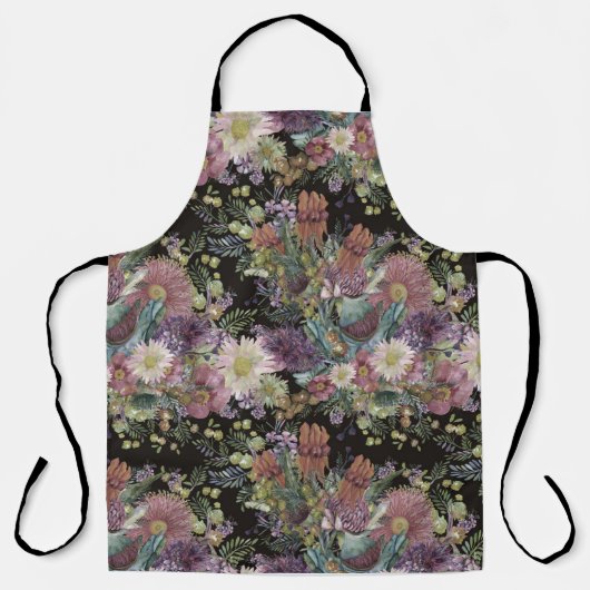 Tablier Fleurs sauvages australiens vintages (Recto)