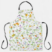 Tablier Fleurs sauvages de printemps été (Recto)