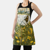 Tablier Fleurs sauvages néerlandais Art Nouveau Meadow, Pa (Insitu)