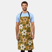 Tablier Fleurs traditionnelles : Muster Motif sans couture (Porté)