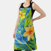 Tablier Fleurs tropicales trois (Insitu)