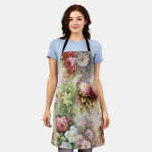 Tablier Fleurs vintages (Porté)