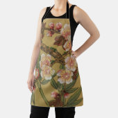 Tablier Fleurs vintages de cerises Fleurs japonaises asiat (Insitu)