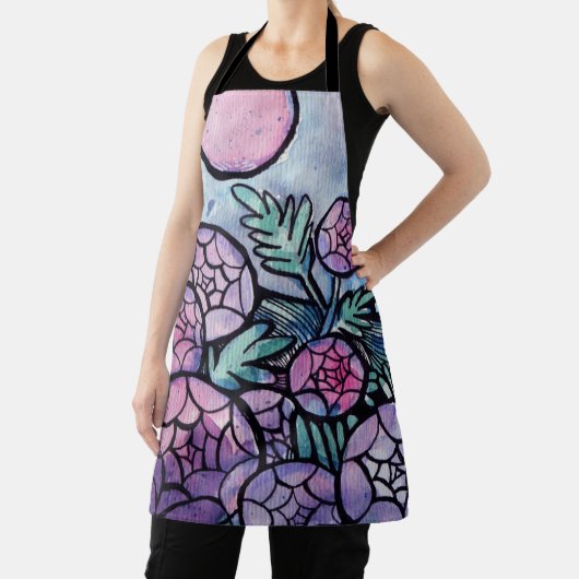 Tablier Fleurs violettes (Insitu)