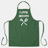 Tablier Flippin Awesome Funny Hunny Grilling Vert (Recto)