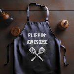 Tablier Flippin fantastique Spatule drôle Marine Blue Gril<br><div class="desc">Comme on le voit sur le Show d'aujourd'hui ! L'tablier parfait pour le chef dont les compétences en spatule sont hors de propos, que ce soit en retournant des hamburgers sur le grill ou des crêpes sur la grille. Deux spatules croisées apparaissent en blanc sous les mots "Flippin' Awesome" en...</div>