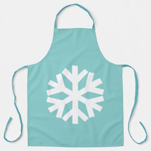Tablier Flocon de neige d'hiver (Recto)
