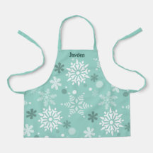 Flocon de neige en hiver Cristal Noël Turquoise-bl