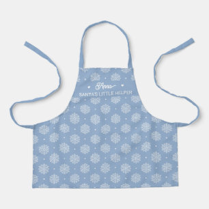 Tablier Flocon de neige Motif bleu clair enfant Noël