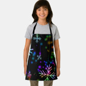 Tablier flocons de neige-feux-arrière - plans-neige (Insitu)