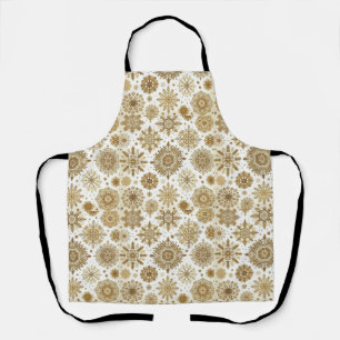 Tablier Flocons d'or