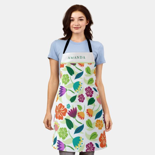 Tablier Floral (Porté)