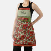 Tablier floral à anémone rouge (Insitu)