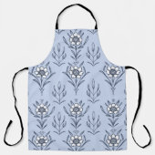 Tablier Floral bleu (Recto)