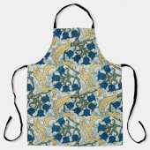 Tablier Floral Blue Flowers Lily Valley Répétition (Recto)