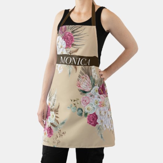 Tablier Floral Boho moderne (Insitu)