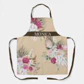 Tablier Floral Boho moderne (Recto)