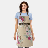 Tablier Floral Boho moderne (Porté)